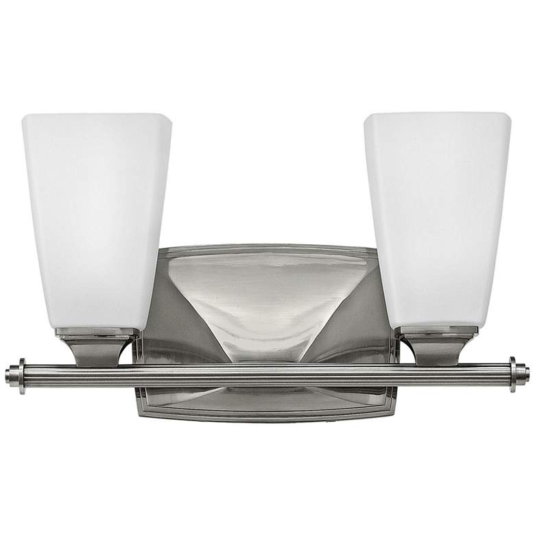 Hinkley Darby 2-Light 14" Wide Brushed Nickel Bath Light