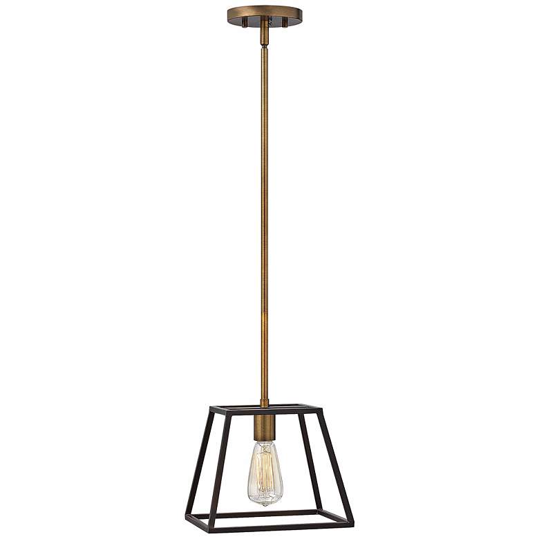 Hinkley Fulton 10" Wide Bronze Mini Pendant