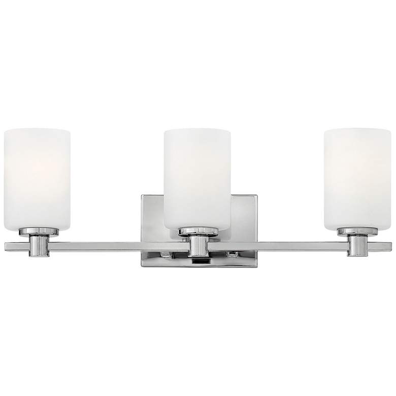 Hinkley Karlie 22 1/2" Wide Chrome 3-Light Bath Light