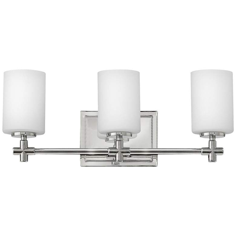Hinkley Laurel 19 1/2"W Nickel 3-Light Bath Light