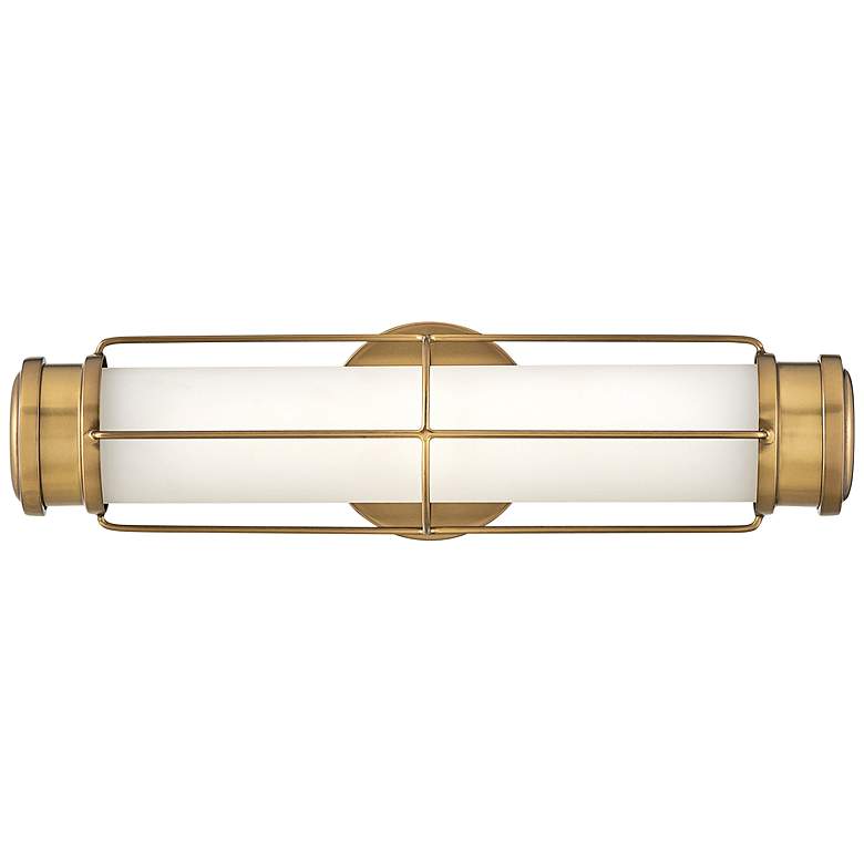 Hinkley Saylor 17" Wide Heritage Brass LED Bath Light