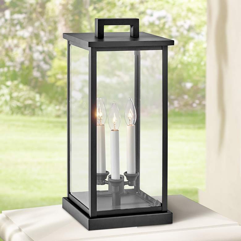 Hinkley Weymouth 20 1/4" High Black Outdoor Pier Light