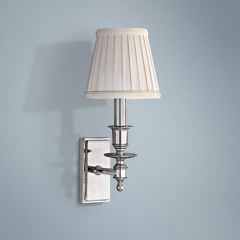 Hudson Valley Newport 13"H Polished Nickel Wall Sconce