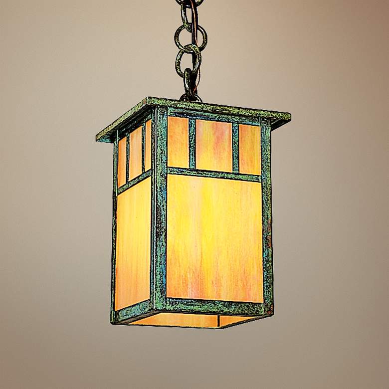 Huntington 5" Wide Verdigris Patina Mini Pendant