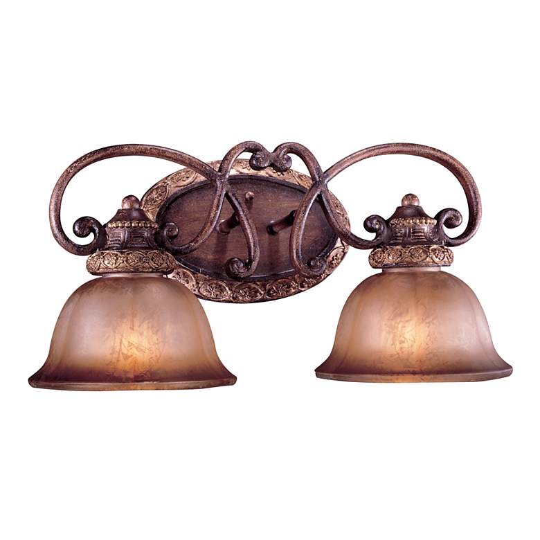 Illuminati Collection 20" Wide Bronze 2-Light Bath Light