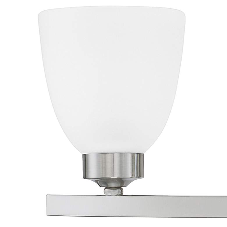 Jameson 21" Wide Brushed Nickel 3-Light Vanity Bath Light