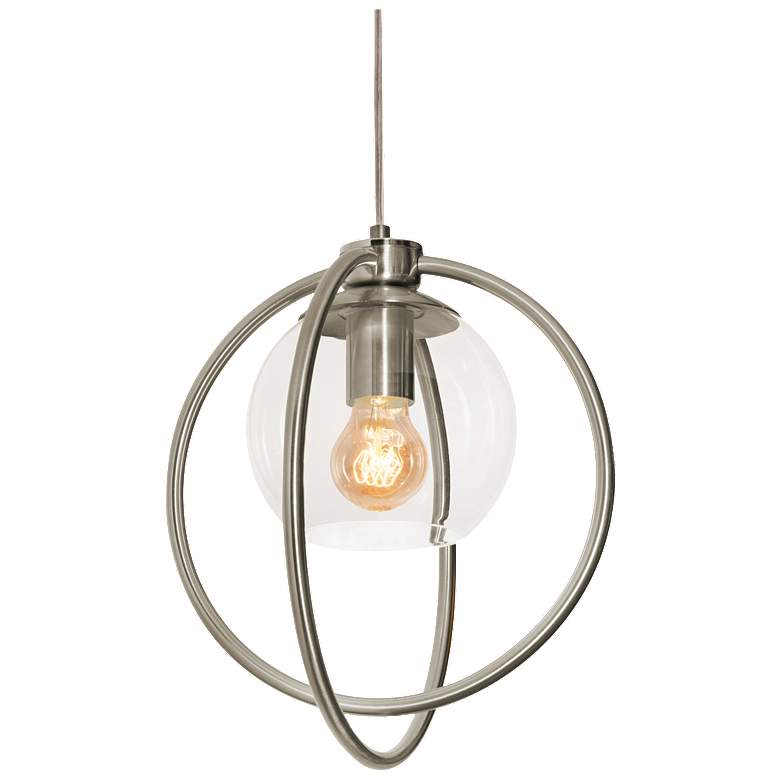 Jamie 12" Pendant - Satin Nickel