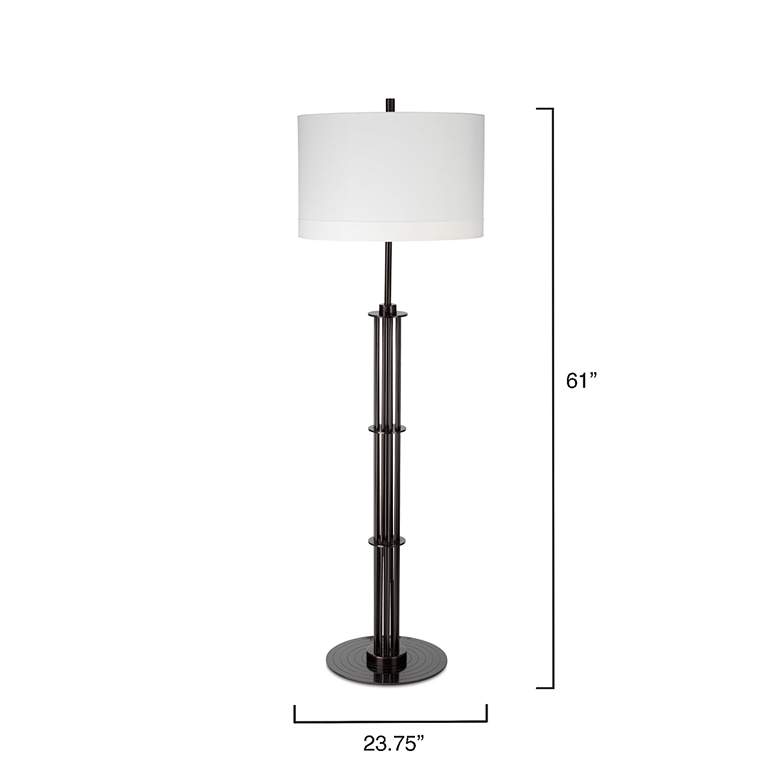 Jamie Young Marcus Oil-Rubbed Bronze Metal Floor Lamp