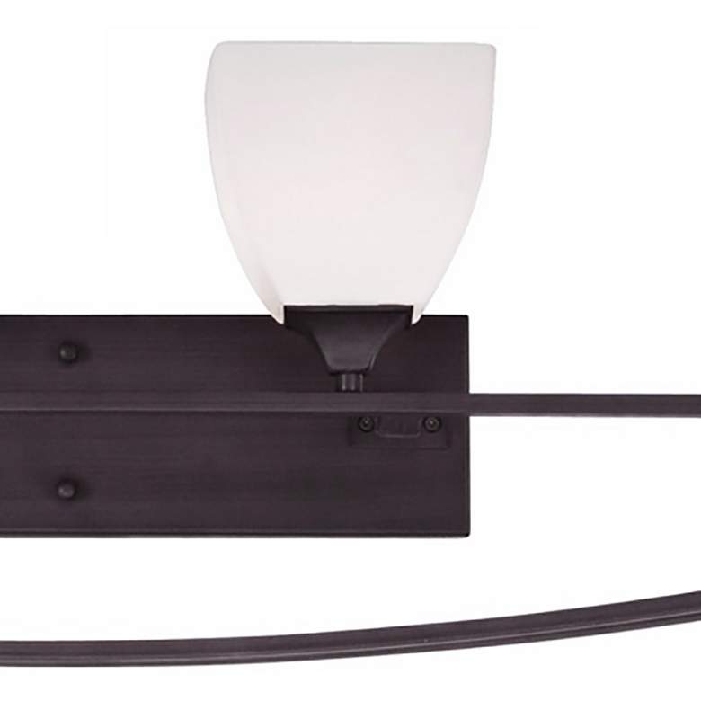 Jenisen Arch 62 3/4" Wide Modern Bronze Bathroom Light