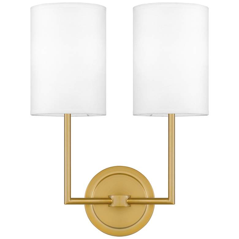 Josephs 2-Light Aged Brass Wall Sconce