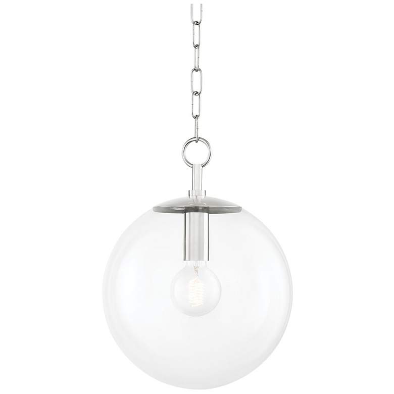 Juliana 1 Light Small Pendant - Polished Nickel