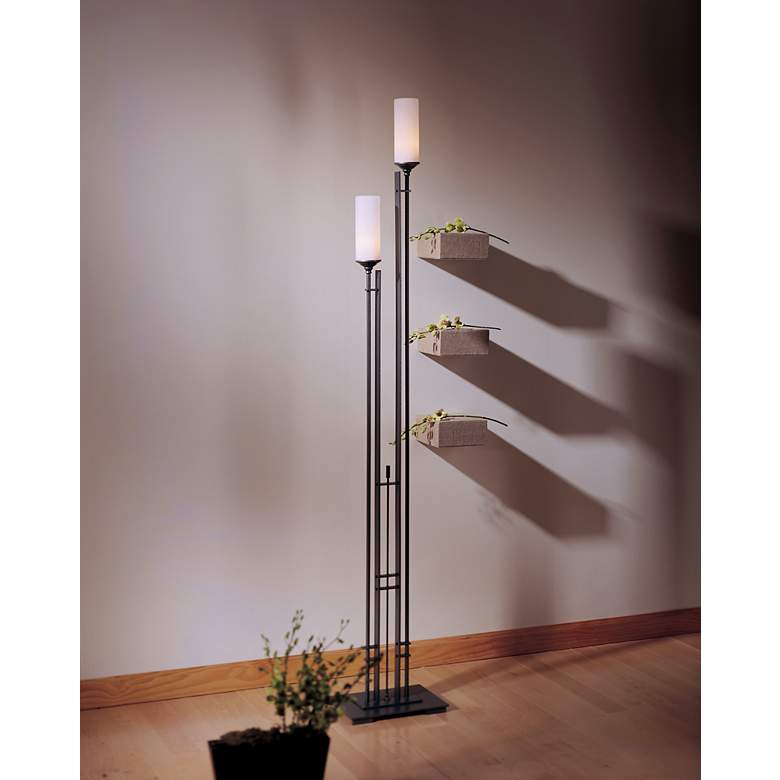 Hubbardton Forge Metra Twin 74 3/4" High Floor Lamp