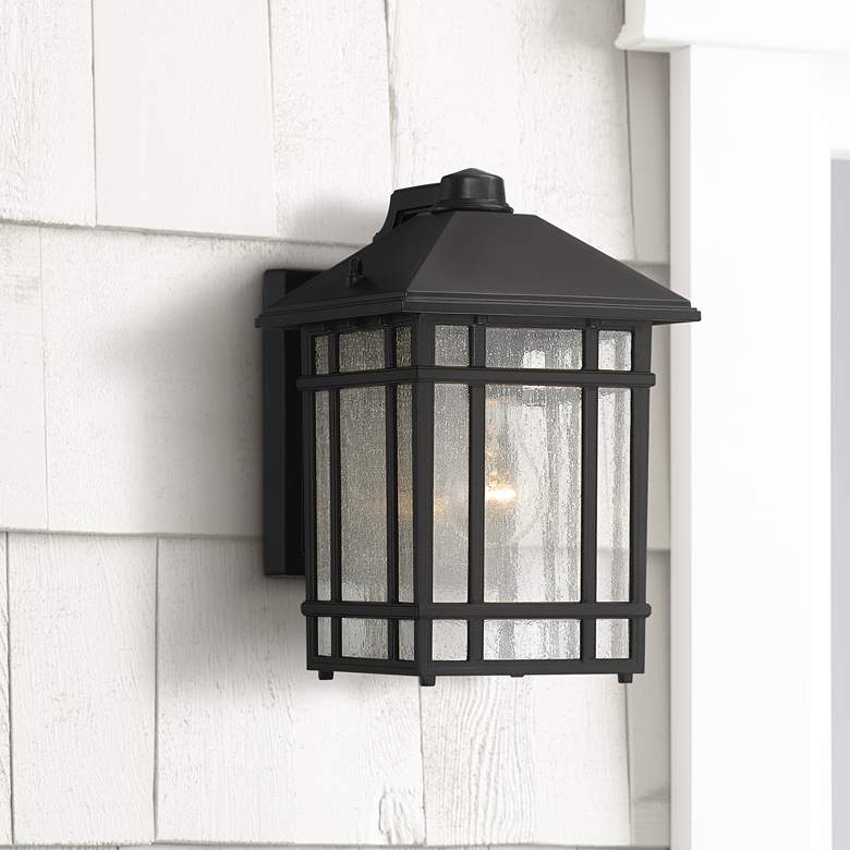 Kathy Ireland Sierra Craftsman 11" High Dusk-Dawn Outdoor Light