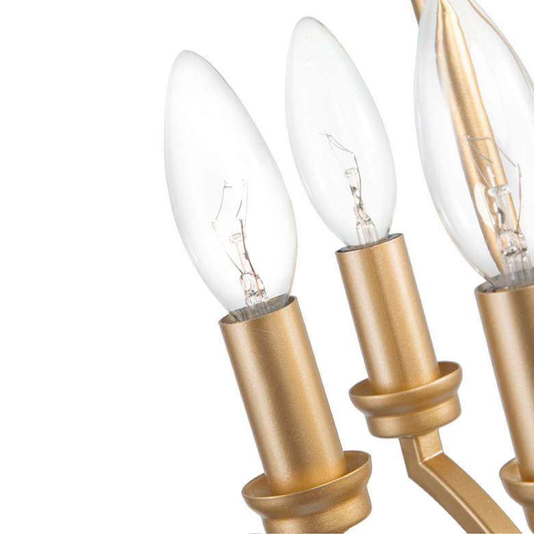 Kendall 19" Wide Gold 5-Light Chandelier