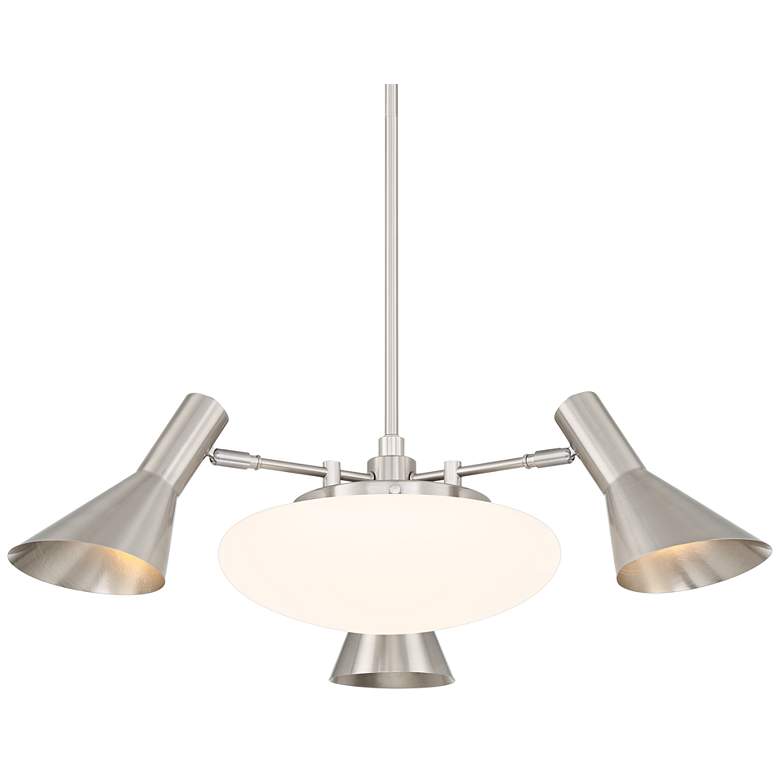 Kendry 51"W Brushed Nickel 5-Light Spotlight Pendant