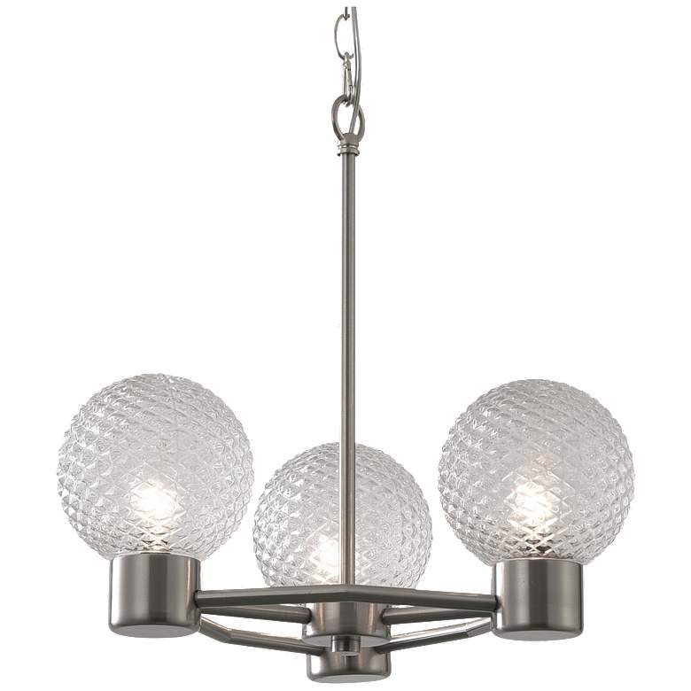 Kiara 3-lt Pendant - Brushed Nickel