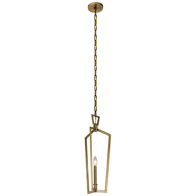 Kichler Abbotswell 9 1/2" Wide Natural Brass Mini Pendant
