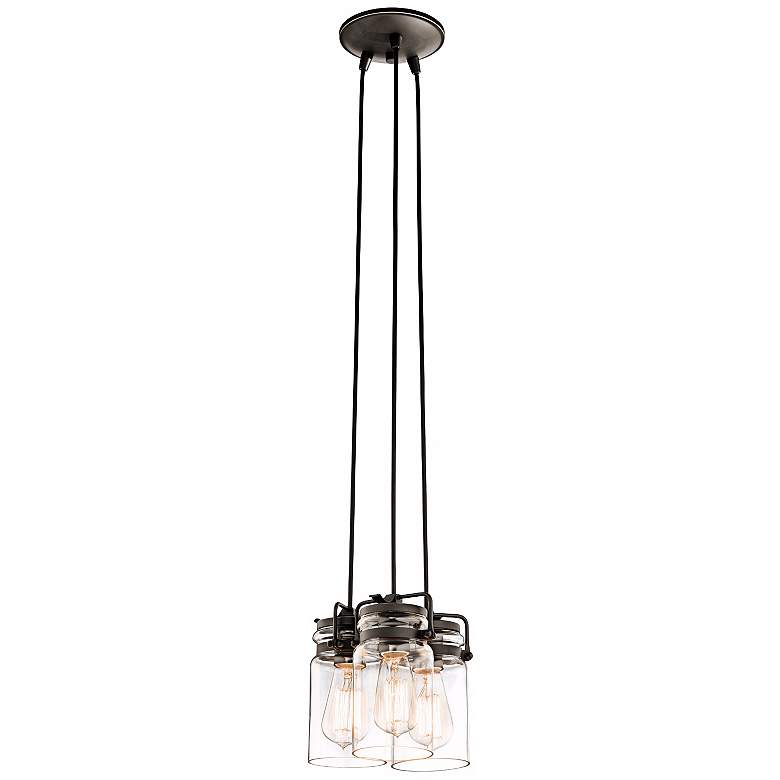 Kichler Brinley 8 1/2" Wide Olde Bronze 3-Light Mini Pendant