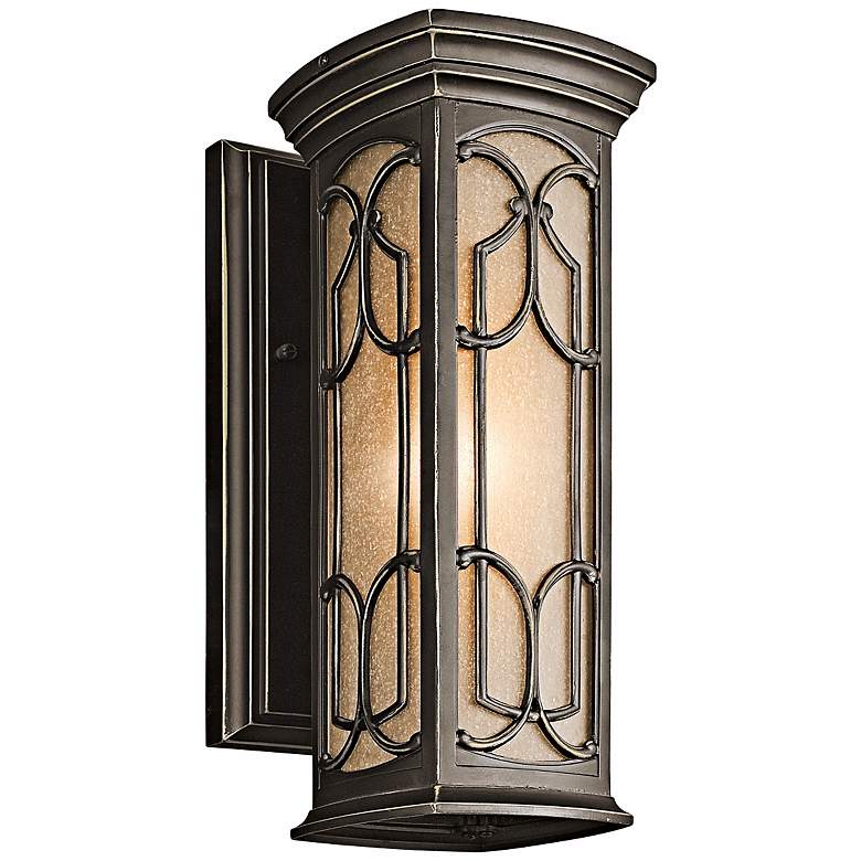 Kichler Franceasi Bronze 14 1/2" High Outdoor Wall Light