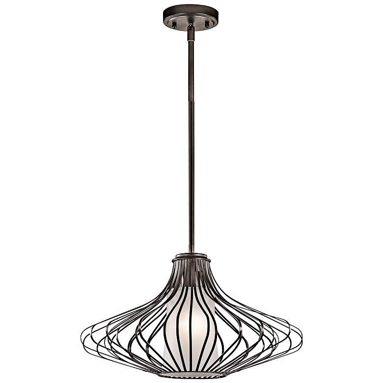 Kichler Geometry 18" Wide Olde Bronze Pendant