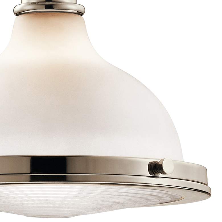 Kichler Hatteras Bay 11 1/2"W Polished Nickel Mini Pendant