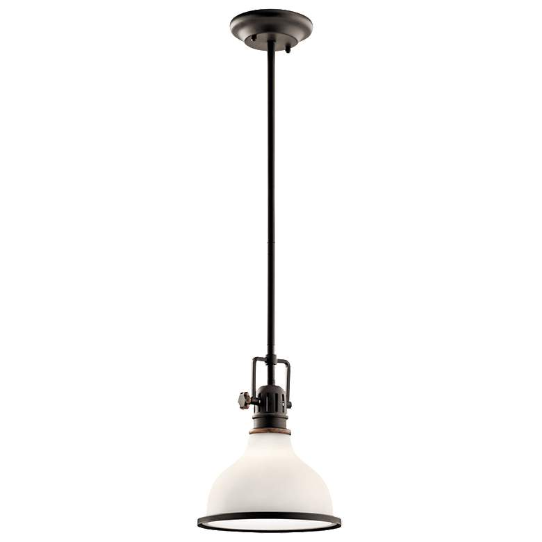 Kichler Hatteras Bay 8" Wide Polished Nickel Mini Pendant