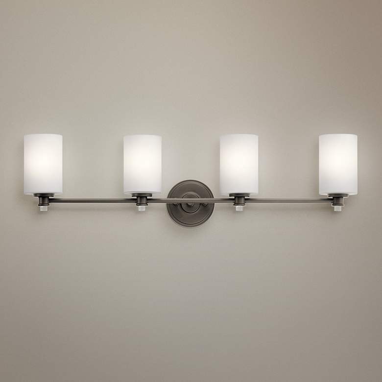 Kichler Joelson 34" Wide 4-Light Brushed Bath Light