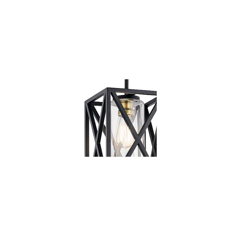 Kichler Moorgate 8" Wide Black Mini Pendant