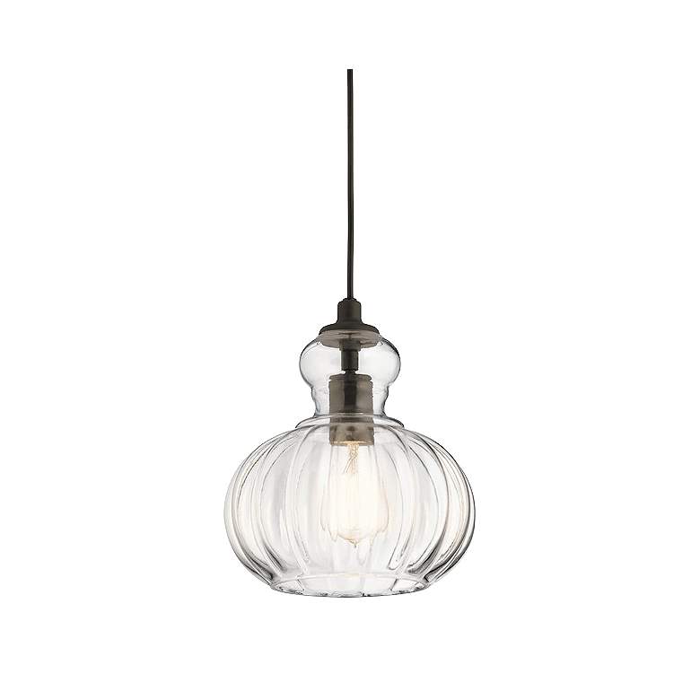 Kichler Riviera 8 3/4" Wide Oiled Bronze Mini Pendant