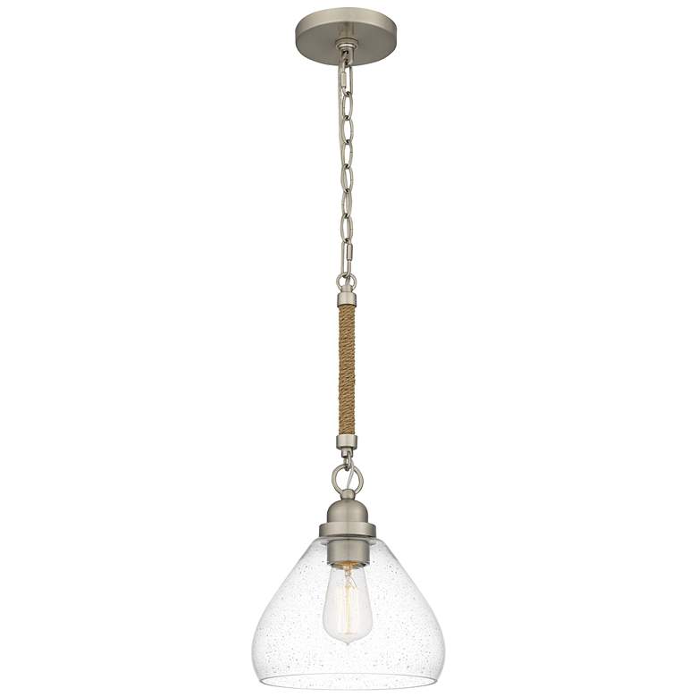 Laughlin 1-Light Brushed Nickel Mini Pendant