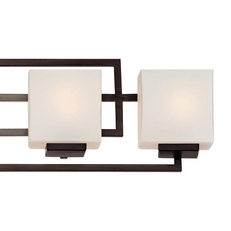 Lighting on the Square 37" Wide Bronze Bath Wall Light