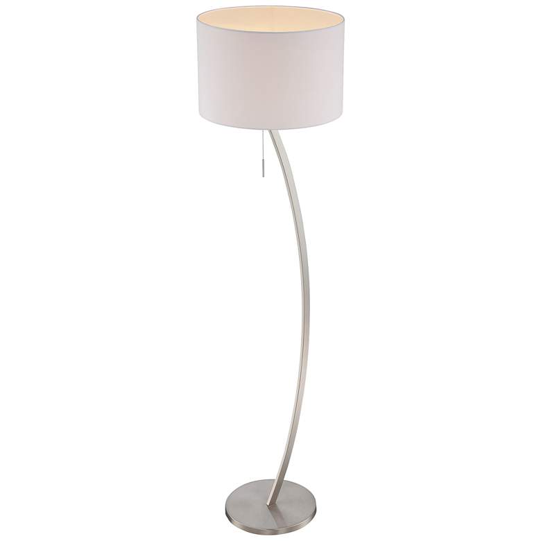 Lite Source Lilith Chrome Metal Floor Lamp