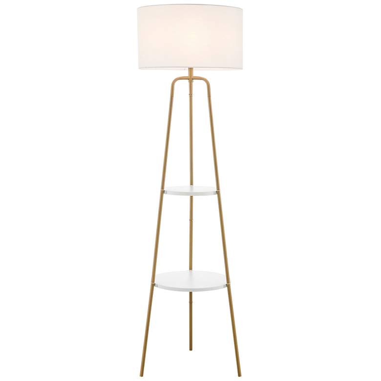 Lite Source Patterson Floor Lamp With Shelves