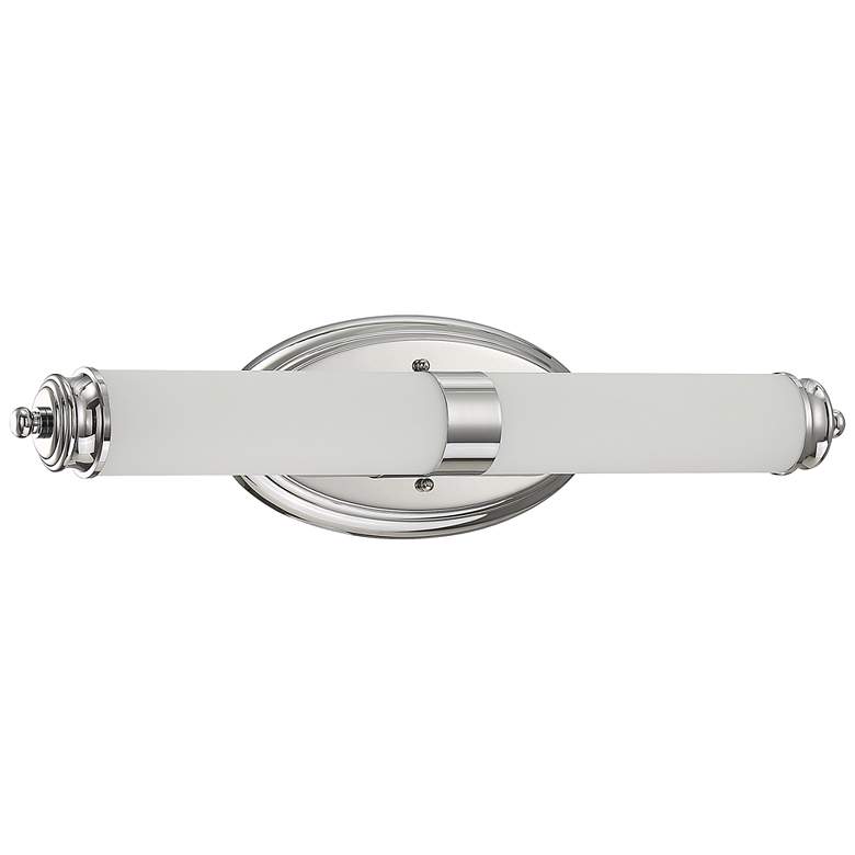 Madison 21 1/4" Wide Chrome Metal Bar LED Bath Light