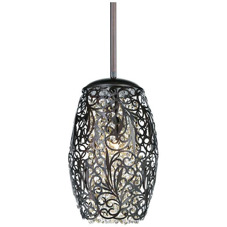 Maxim Arabesque 6 1/2" Wide Oil Rubbed Bronze Mini Pendant