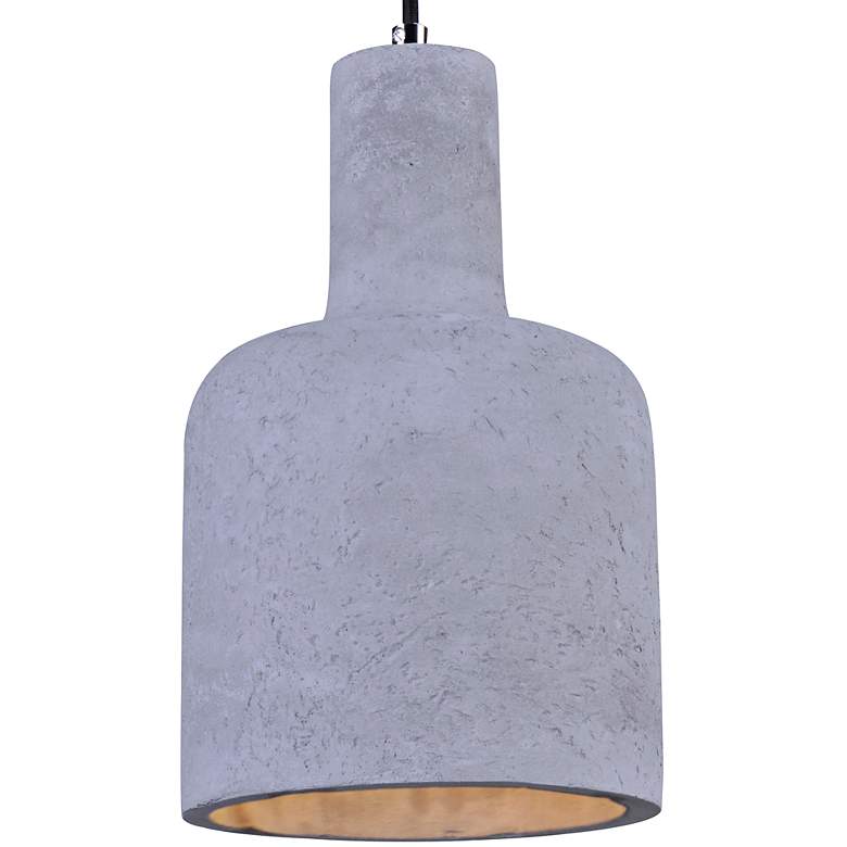 Maxim Crete 7 1/2"W LED Large Concrete Tier Mini Pendant