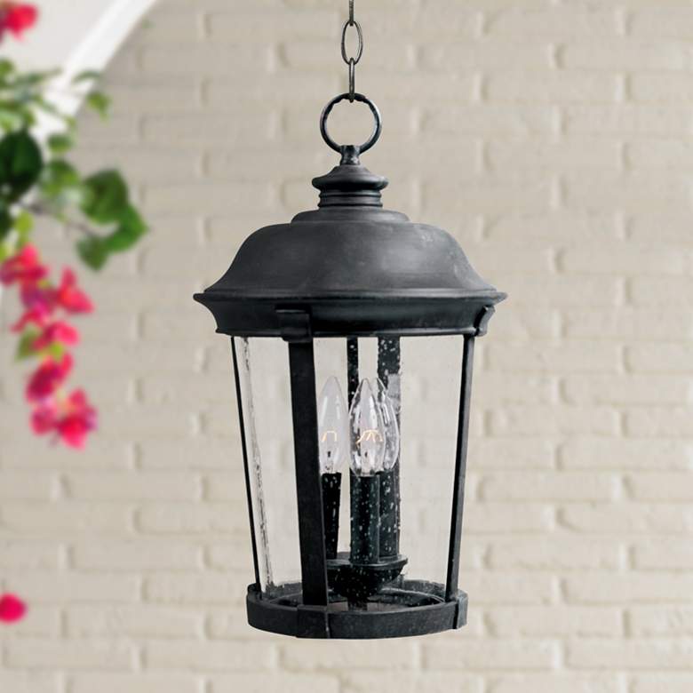 Maxim Dover 20" High Black Outdoor Hanging Lantern