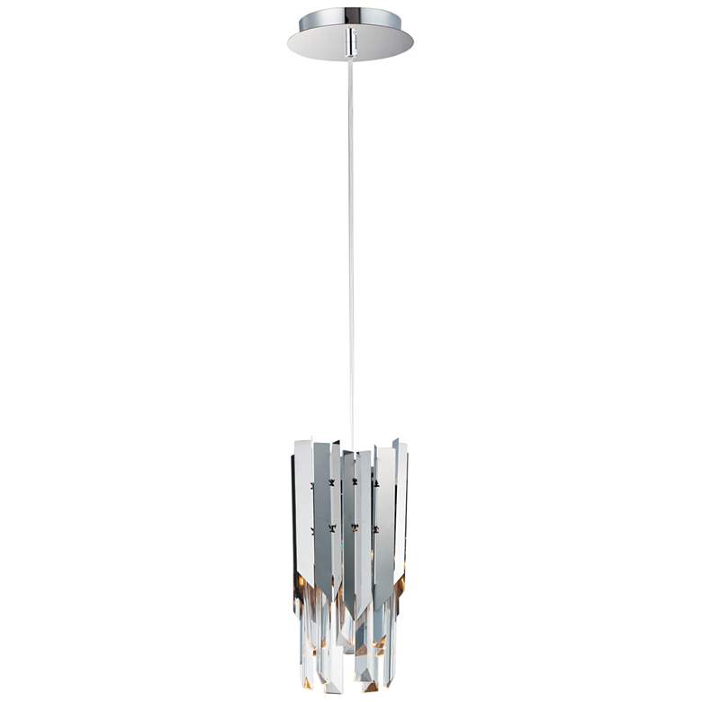 Maxim Paramount 6" Wide Chrome LED Mini Pendant Light
