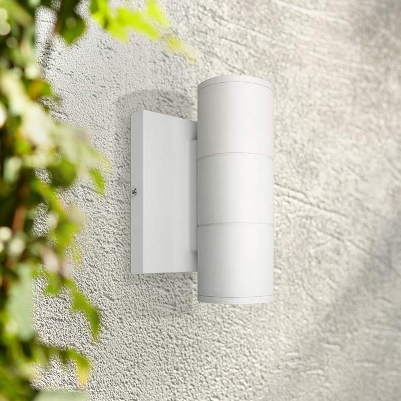 Metro 6 3/4" High LED Outdoor Dual Wall Light