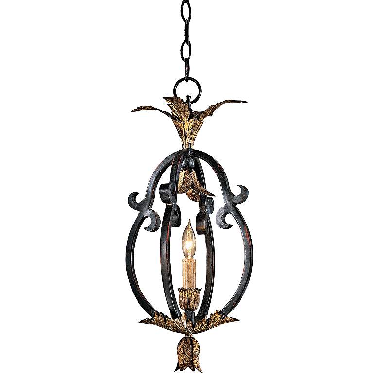Metropolitan Montparnasse 9" Wide French Black Mini Pendant
