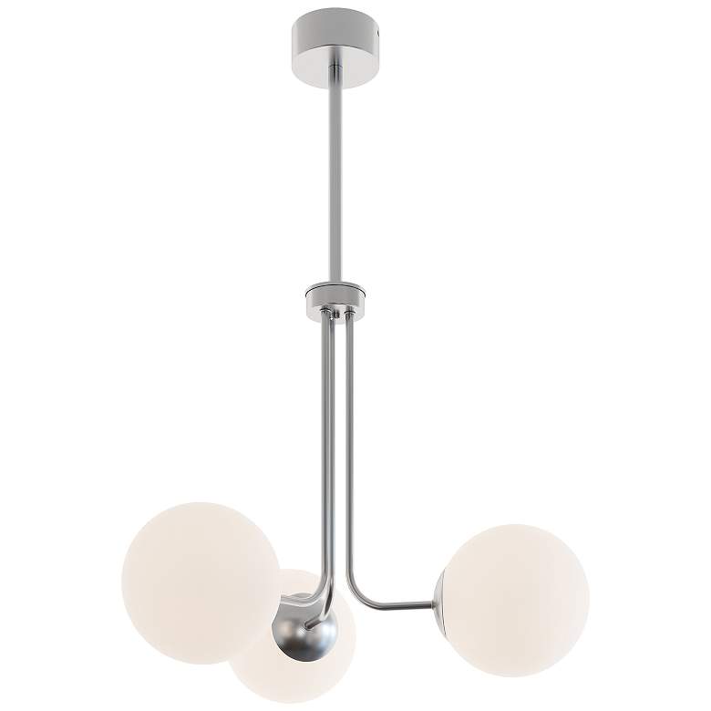 Metropolitan Satin Nickel LED Pendant