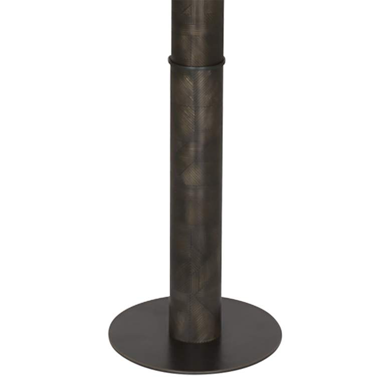 Michael Berman Brut Bronze Metal Column Floor Lamp