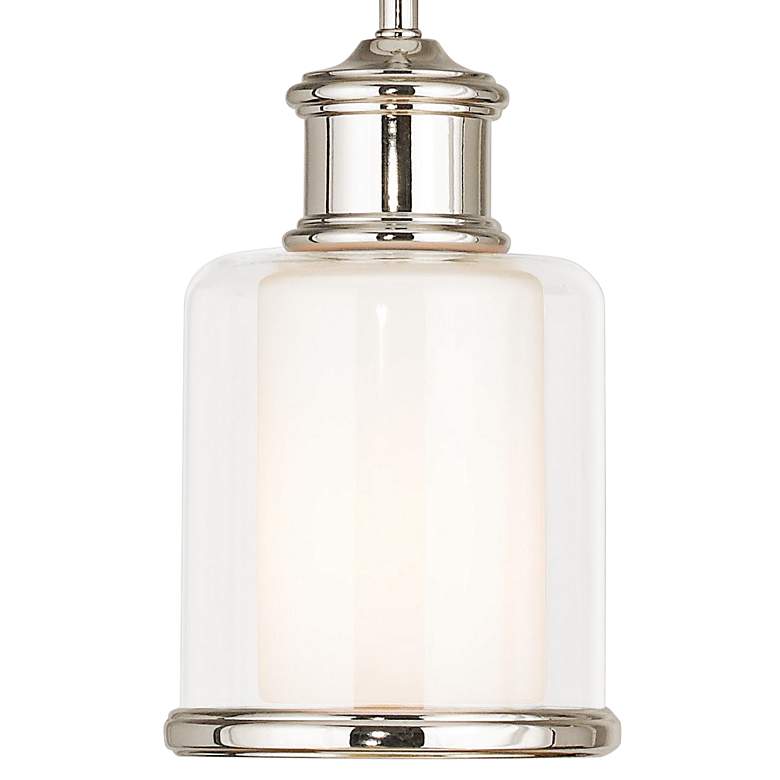 Middlebush 5 1/2" Wide Polished Nickel Mini Pendant