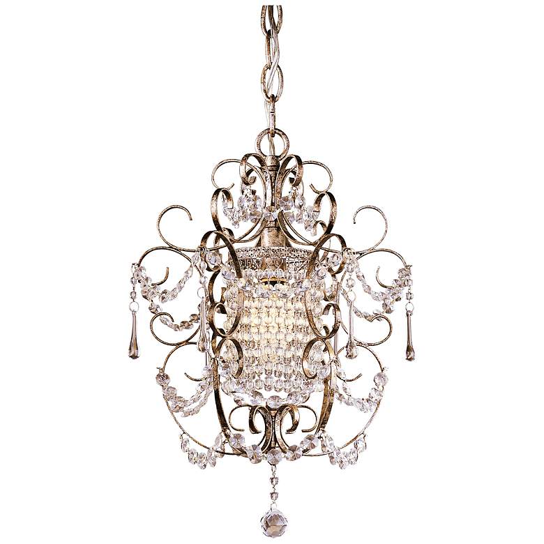 Minka Lavery French Silver 11" Wide Mini Chandelier