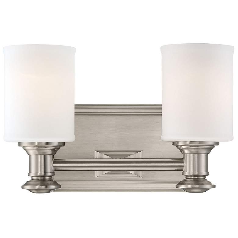 Minka-Lavery Harbour Point 1-Light Brushed Nickel Bath