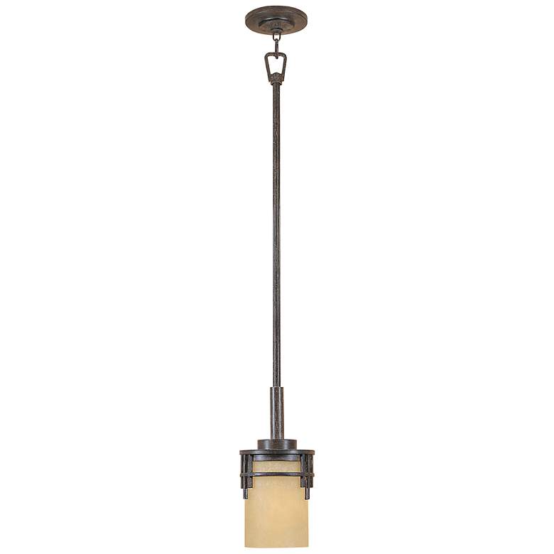 Mission Ridge Warm Mahogany Mini Pendant Chandelier