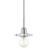 Mitzi Alexa 6" Wide Aged Brass Mini Pendant Light