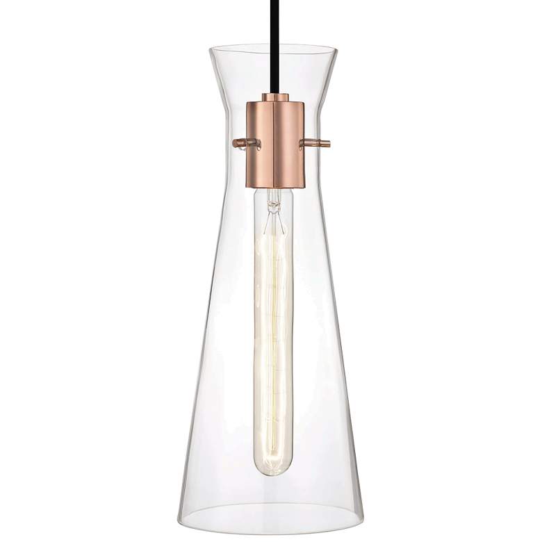 Mitzi Anya 5 1/2" Wide Polished Copper Mini Pendant
