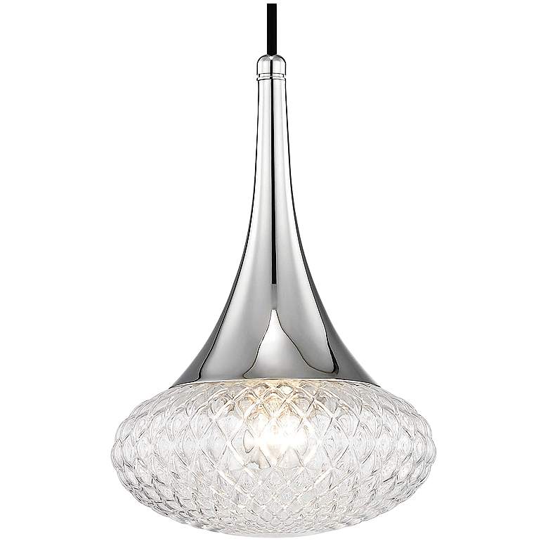 Mitzi Bella 8 1/2" Wide Polished Nickel Mini Pendant