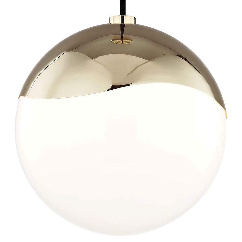 Mitzi Ella 10 1/2" Wide Polished Brass Modern Mini Pendant
